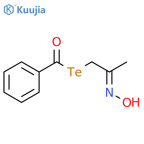 Benzenecarbotelluroic acid, Te-[2-(hydroxyimino)propyl] ester structure