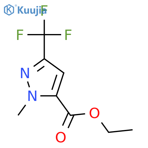 ethyl 1-methyl-3-(trifluoromethyl)-1H-pyrazole-5-carboxylate structure