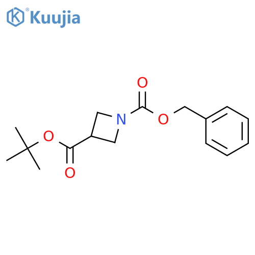 1-Benzyl 3-tert-butyl azetidine-1,3-dicarboxylate structure