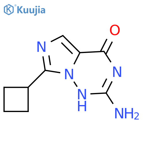 2-amino-7-cyclobutyl-Imidazo[5,1-f][1,2,4]triazin-4(1H)-one structure