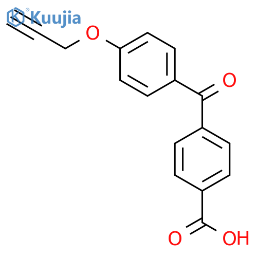 4-4-(2-Propyn-1-yloxy)benzoylbenzoic Acid structure