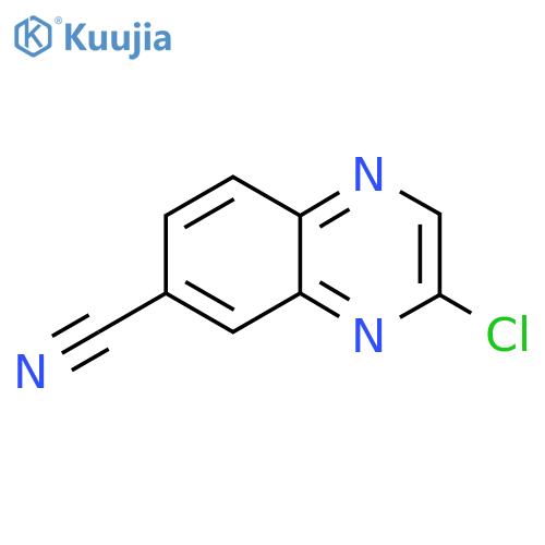 3-Chloroquinoxaline-6-carbonitrile structure