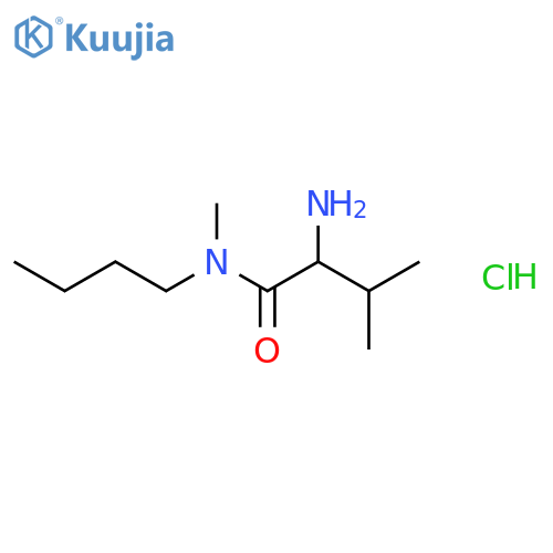 2-Amino-N-butyl-N,3-dimethylbutanamidehydrochloride structure