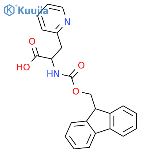 Fmoc-DL-2-pyridylalanine structure