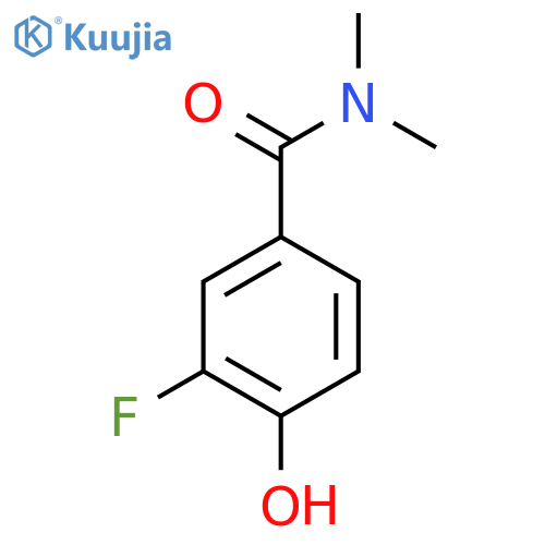 3-Fluoro-4-hydroxy-N,N-dimethylbenzamide structure