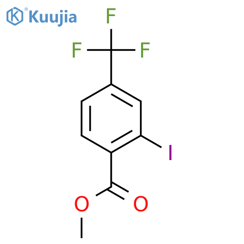 Methyl 2-iodo-4-(trifluoromethyl)benzoate structure