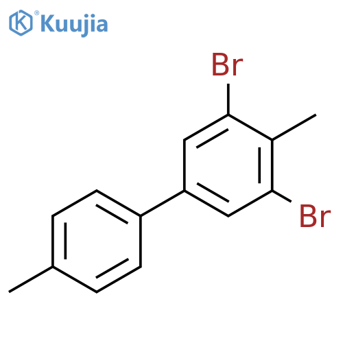 3,5-Dibromo-4,4'-dimethyl-1,1'-biphenyl structure