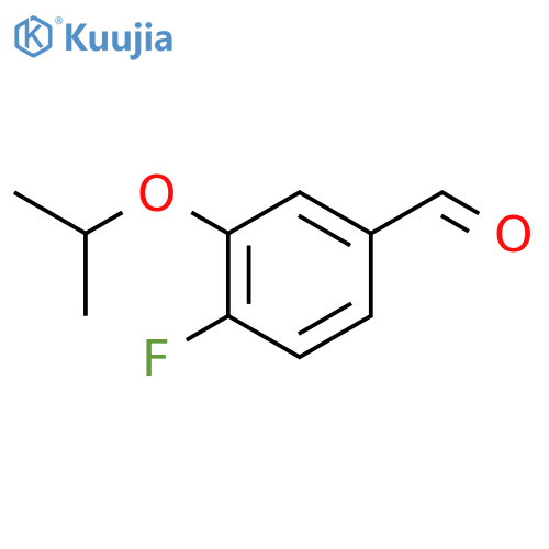 4-Fluoro-3-isopropoxybenzaldehyde structure