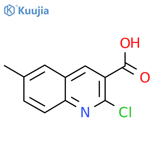 2-Chloro-6-methyl-quinoline-3-carboxylic Acid structure