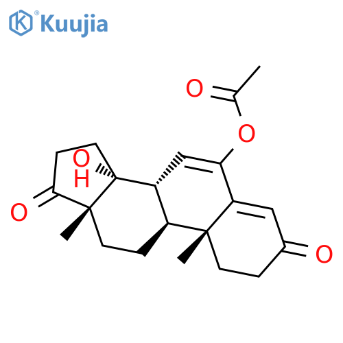 Androsta-4,6-diene-3,17-dione, 6-(acetyloxy)-14-hydroxy- structure