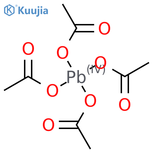 tris(acetyloxy)plumbyl acetate structure