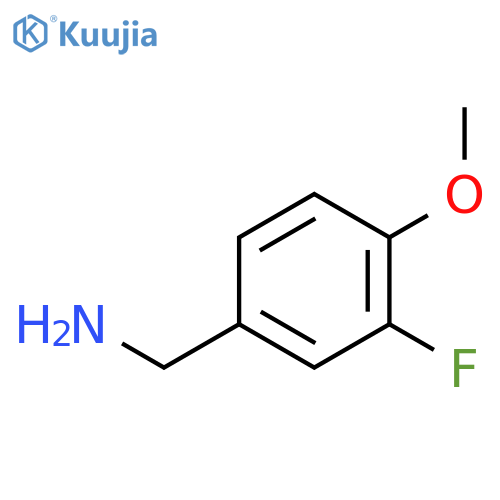 1-(3-fluoro-4-methoxyphenyl)methanamine structure