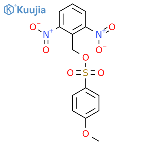 (2,6-Dinitrophenyl)methyl 4-methoxybenzene-1-sulfonate structure