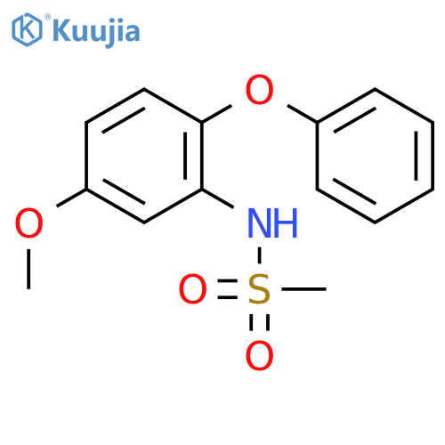 N-(5-Methoxy-2-phenoxyphenyl)methanesulfonamide structure