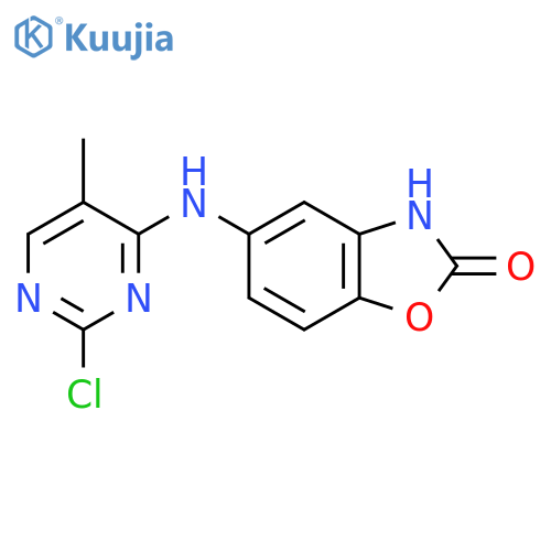 5-(2-Chloro-5-methylpyrimidin-4-ylamino)benzodoxazol-2(3H)-one structure
