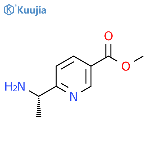 methyl 6-(1S)-1-aminoethylpyridine-3-carboxylate structure