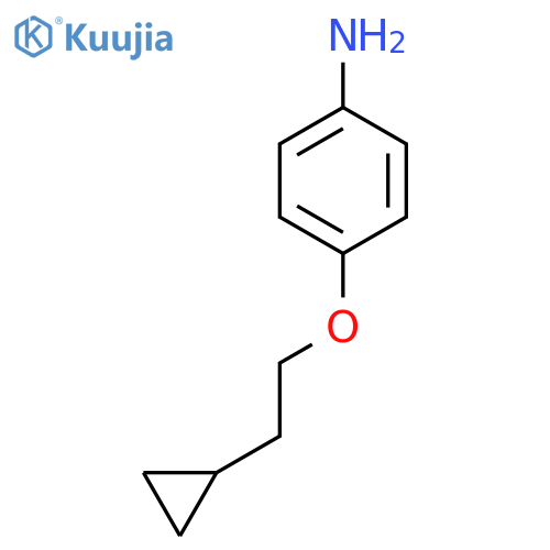 4-(2-Cyclopropylethoxy)aniline structure