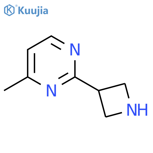 2-(Azetidin-3-yl)-4-methylpyrimidine structure