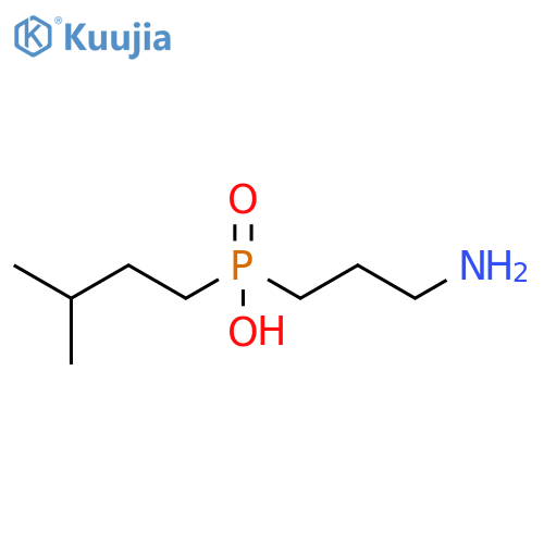 Phosphinic acid, (3-aminopropyl)(3-methylbutyl)- structure