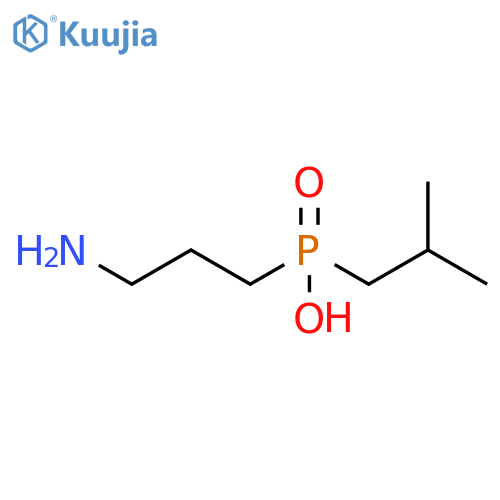 Phosphinic acid, (3-aminopropyl)(2-methylpropyl)- structure