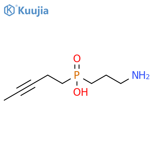 Phosphinic acid, (3-aminopropyl)-3-pentynyl- structure