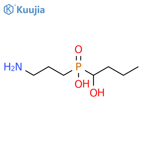 Phosphinic acid, (3-aminopropyl)(1-hydroxybutyl)- structure