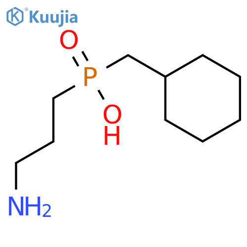 Phosphinic acid,P-(3-aminopropyl)-P-(cyclohexylmethyl)- structure