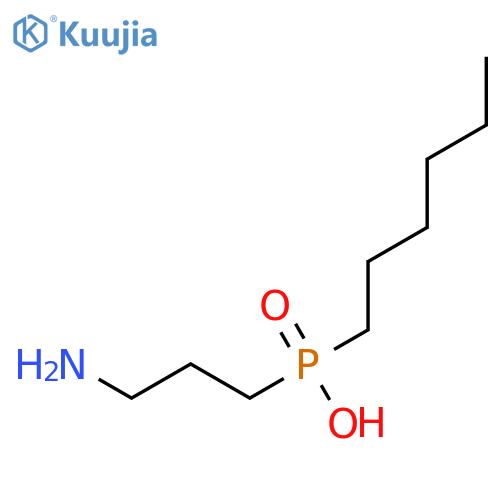 Phosphinic acid,(3-aminopropyl)hexyl- (9CI) structure