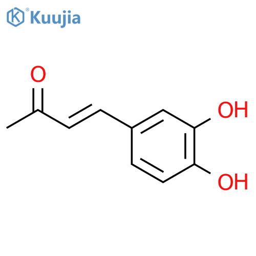 4-(3,4-dihydroxyphenyl)but-3-en-2-one structure