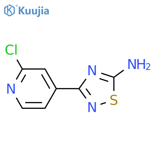 3-(2-Chloropyridin-4-yl)-5-amino-[1,2,4]thiadiazole structure
