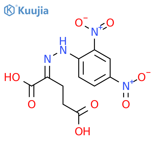 Pentanedioic acid,2-[2-(2,4-dinitrophenyl)hydrazinylidene]- structure