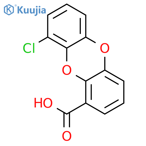 Dibenzo[b,e][1,4]dioxin-1-carboxylic acid, 9-chloro- structure
