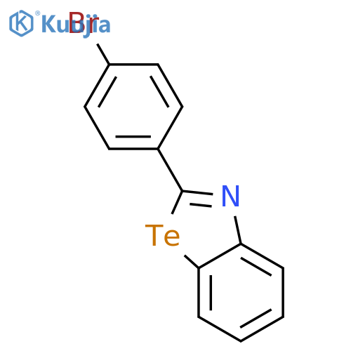Benzotellurazole, 2-(4-bromophenyl)- structure