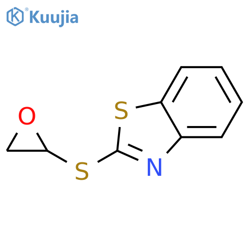 Benzothiazole,2-(2-oxiranylthio)- structure