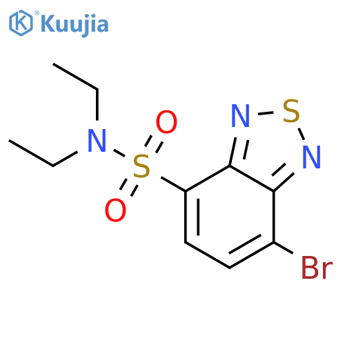7-Bromo-N,N-diethyl-2,1,3-benzothiadiazole-4-sulfonamide structure