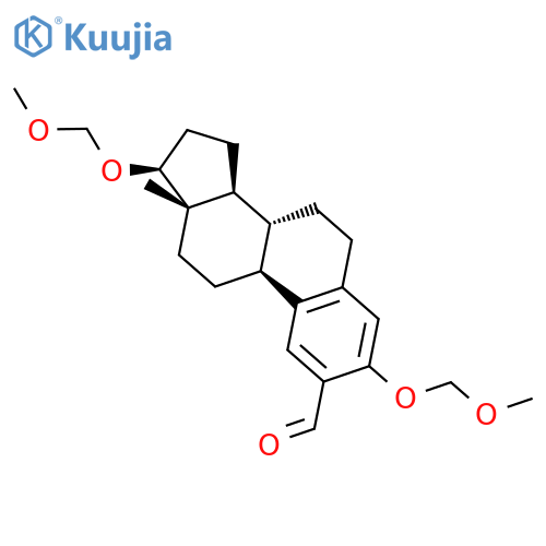 2-Formyl-3,17β-O-bis(methoxymethyl)estradiol structure