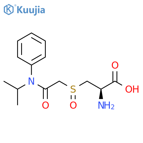 D-Alanine, 3-[[2-[(1-methylethyl)phenylamino]-2-oxoethyl]sulfinyl]- structure