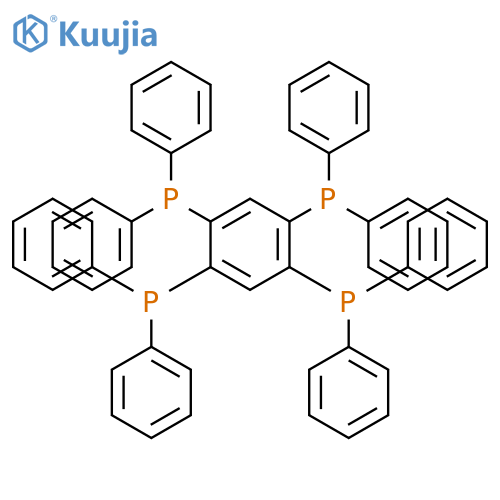 Phosphine, 1,2,4,5-benzenetetrayltetrakis[diphenyl- structure