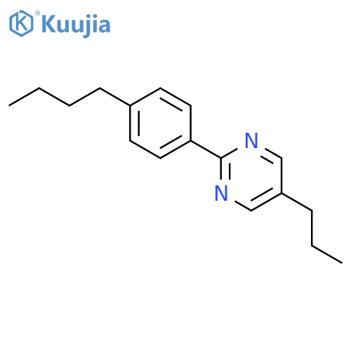 Pyrimidine,2-(4-butylphenyl)-5-propyl- structure