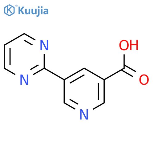 5-(Pyrimidin-2-yl)nicotinic acid structure