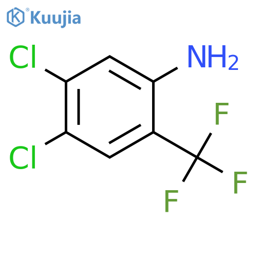 4,5-dichloro-2-(trifluoromethyl)aniline structure