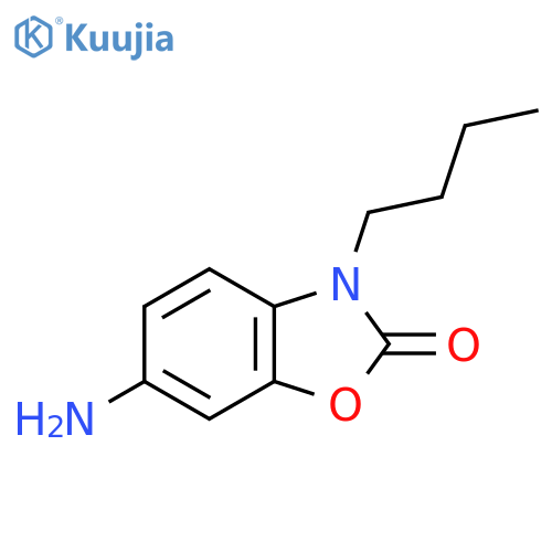 6-amino-3-butyl-2,3-dihydro-1,3-benzoxazol-2-one structure