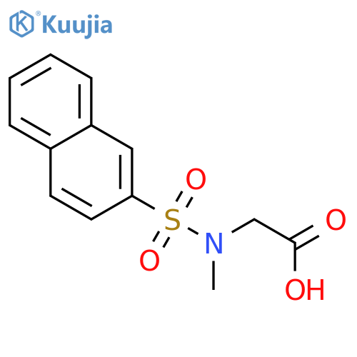 2-(N-Methylnaphthalene-2-sulfonamido)acetic Acid structure