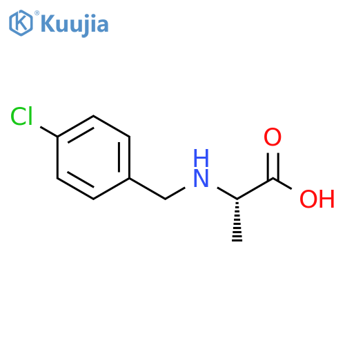 (2s)-2-{(4-Chlorophenyl)methylamino}propanoic Acid structure