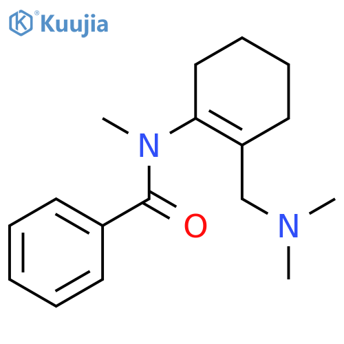 Benzamide, N-[2-[(dimethylamino)methyl]-1-cyclohexen-1-yl]-N-methyl- structure