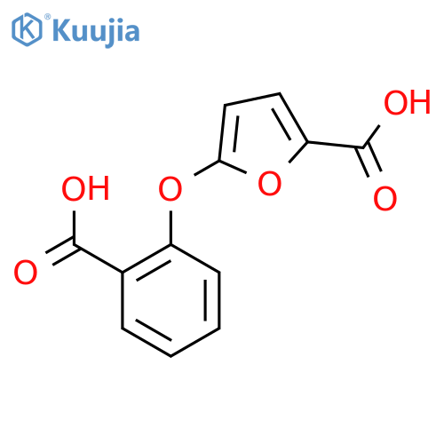 2-Furancarboxylic acid, 5-(2-carboxyphenoxy)- structure