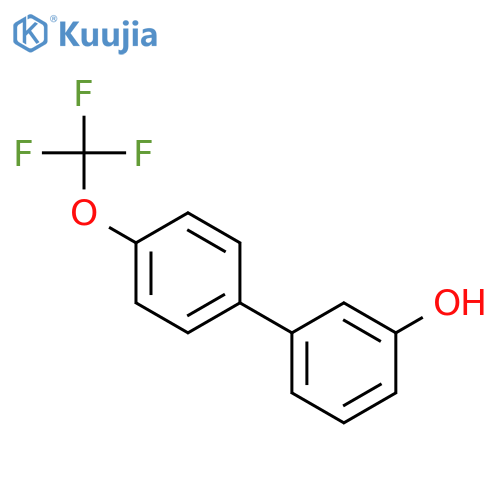 3-(4-Trifluoromethoxyphenyl)phenol structure