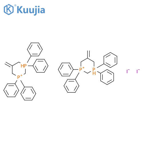1,3-Diphosphorinanium, 5-methylene-1,1,3,3-tetraphenyl-, diiodide structure