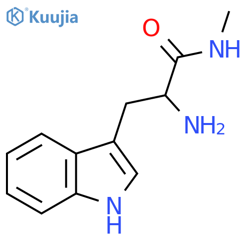 2-Amino-3-(1H-indol-3-yl)-N-methylpropanamide structure