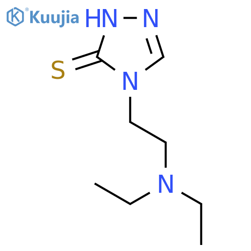 4-2-(diethylamino)ethyl-4H-1,2,4-triazole-3-thiol structure